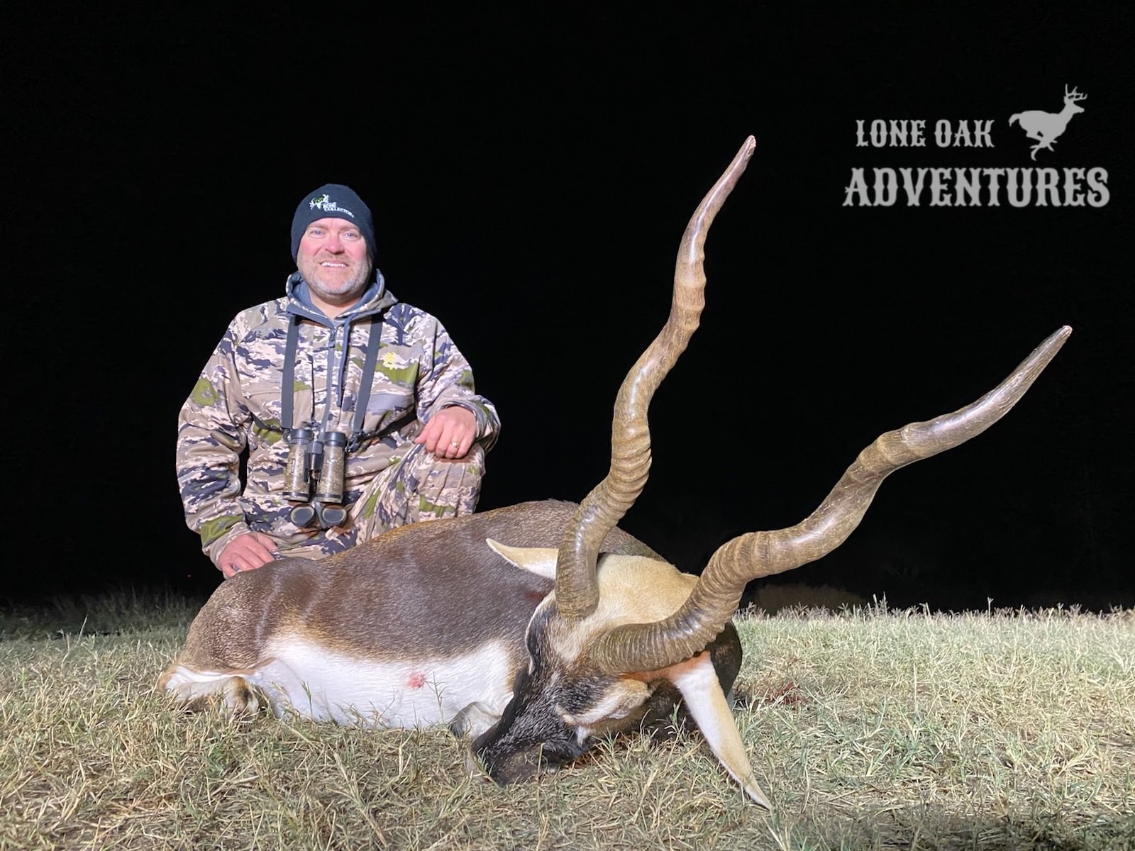 Exotic game hunting South Texas golden hour