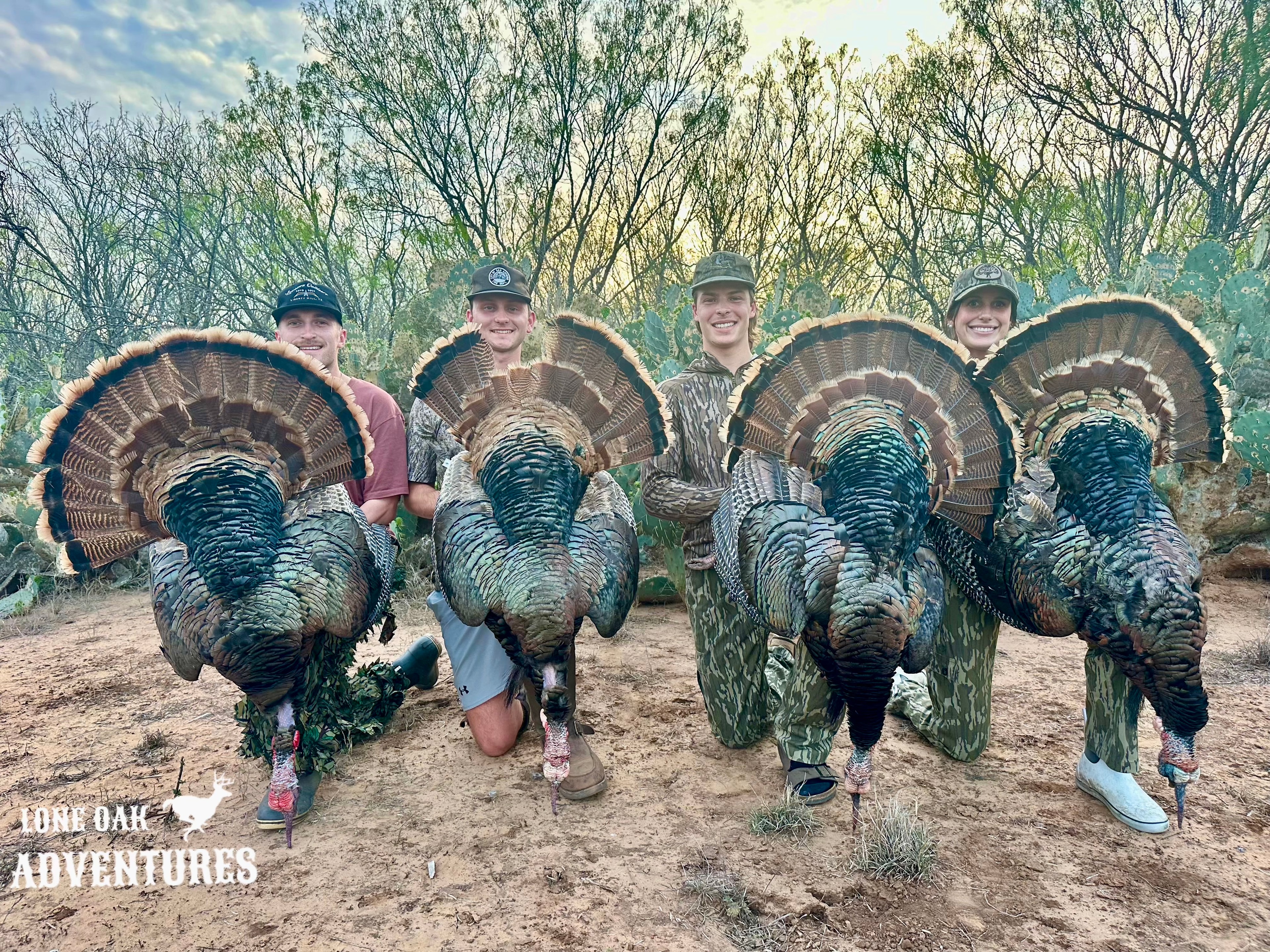 Turkey hunting country morning